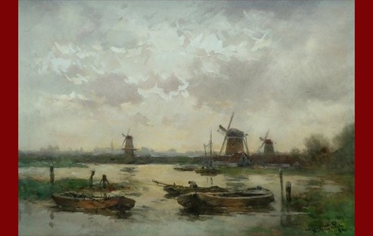 Avondstemming in de Biesbosch