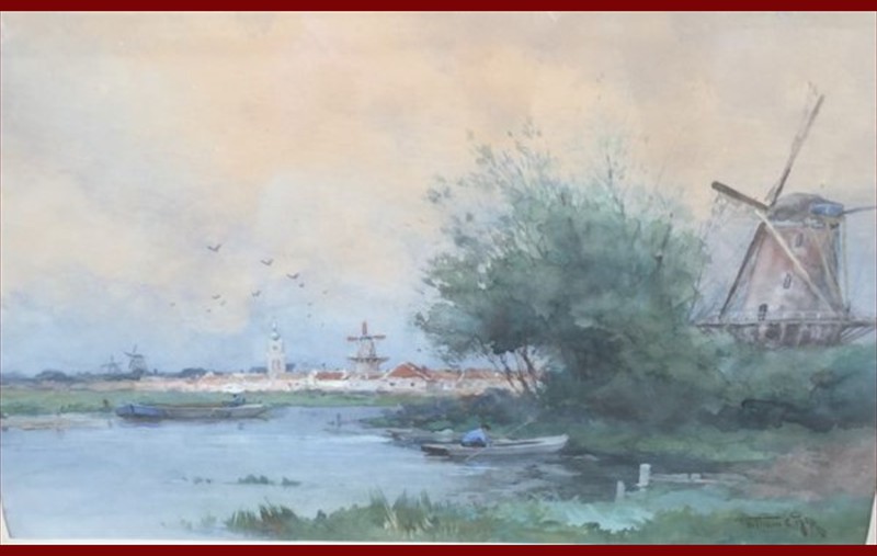 Dorp aan het water