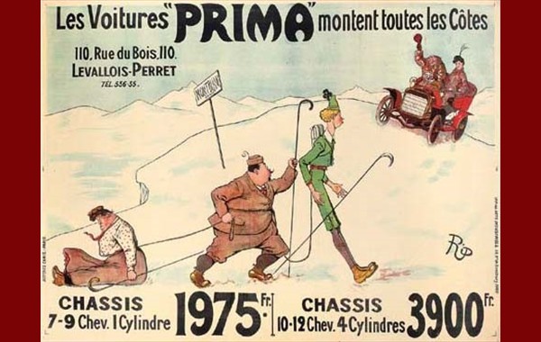 Les voitures prima