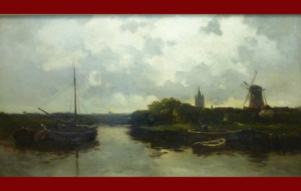 Avondstemming bij Delft