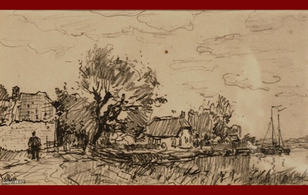 Boerderij langs vaart